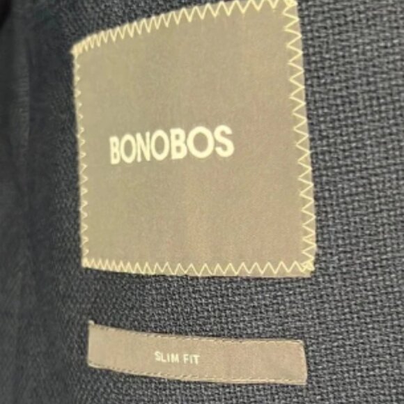 Navy Blue Sport Coat with Classic Design - Picture 4 of 4